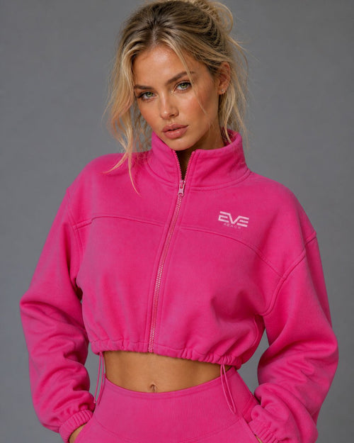 EVE AirLayer Cropped Jacket — Lightweight Control - EVEPEACH