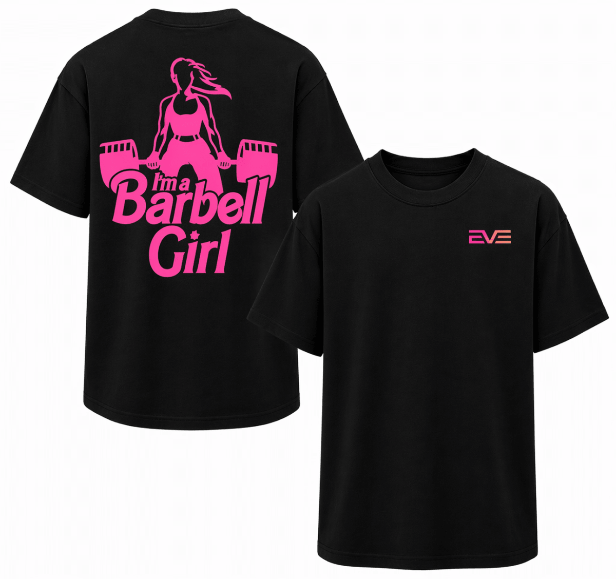 EVE “Barbell Girl” T-Shirt - EVEPEACH