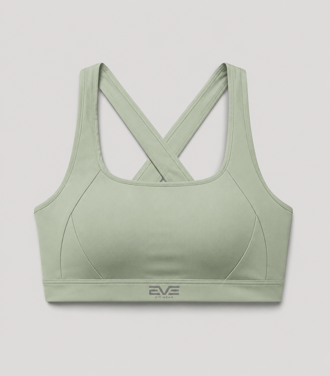 EVE CoreHold Sculpt Bra – High Support Square Neck - EVEPEACH