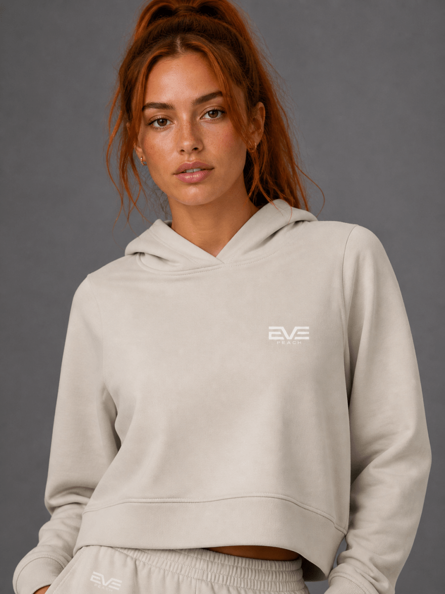 EVE SoftFlow Hoodie&Shorts Set — Relaxed Performance - EVEPEACH