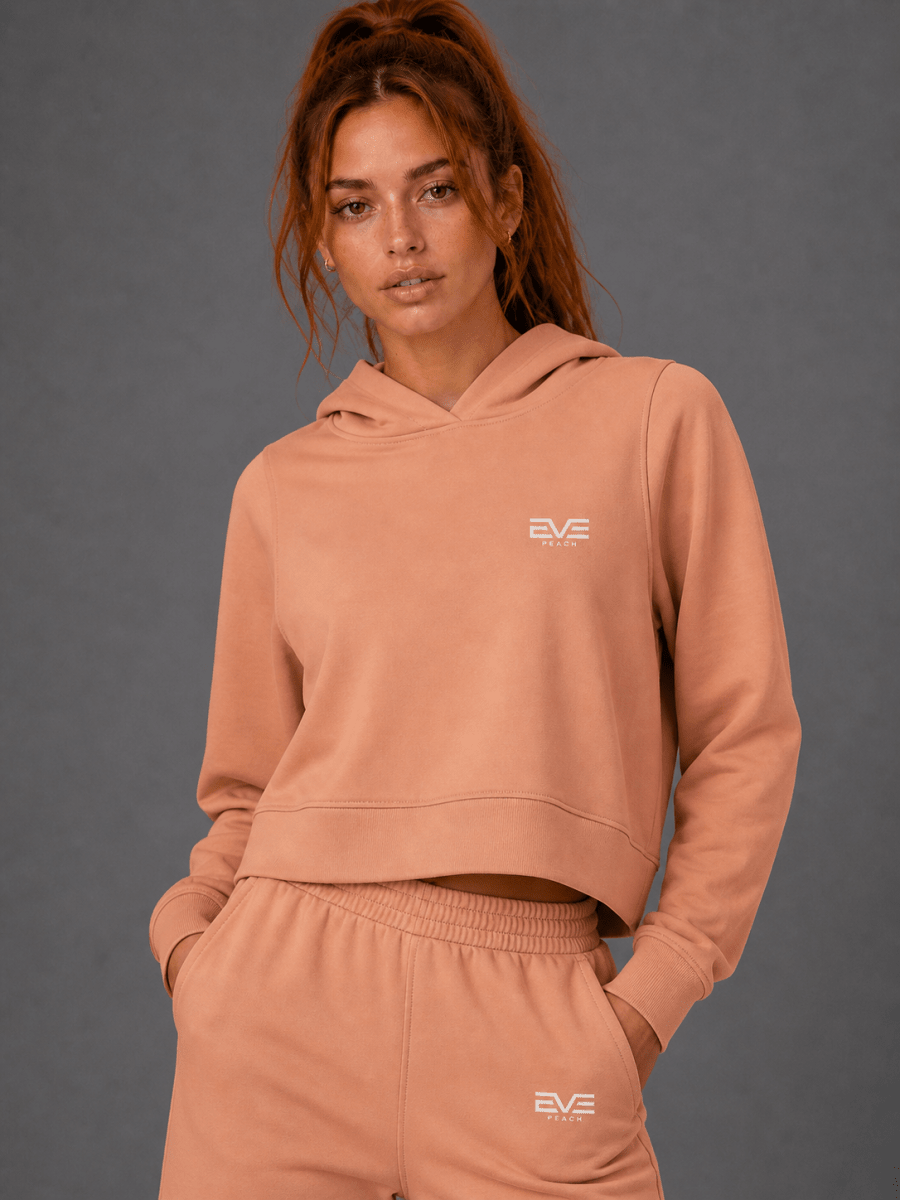 EVE SoftFlow Hoodie&Shorts Set — Relaxed Performance - EVEPEACH